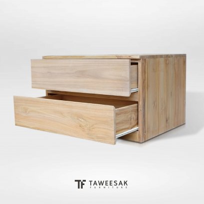 ตัวกลางลิ้นชักไม้สัก DW029