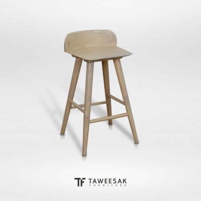 เก้าอี้บาร์ไม้สักโมเดิร์น CH123