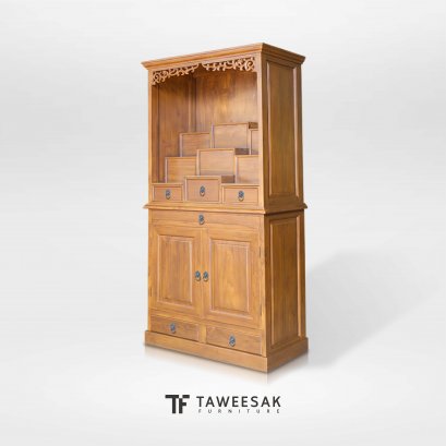 ตู้พระไม้สักแท้ AA043