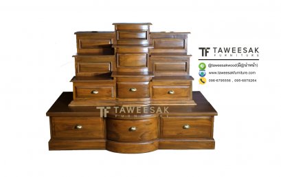 โต๊ะหมู่9หน้า9ไม้สัก AA021