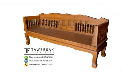 แหย่งลูกกลึงขาสิงไม้สัก DY033