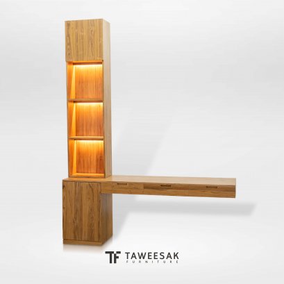 โต๊ะทำงานติดผนังสไตล์โมเดิร์น AT061