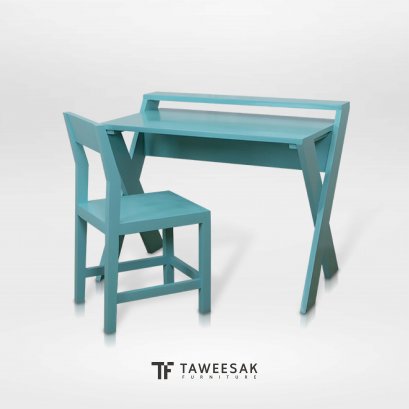 โต๊ะทำงานไม้สักแท้ AT051