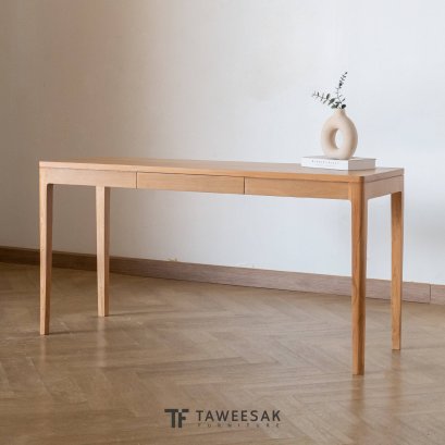 โต๊ะทำงานไม้สัก AT097