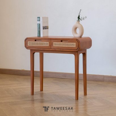 โต๊ะทำงานไม้สัก AT104