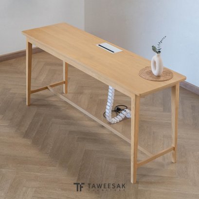 โต๊ะทำงานไม้สัก AT106