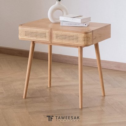 โต๊ะทำงานไม้สักแท้ AT109