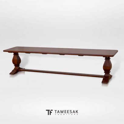 ม้านั่งไม้สักแท้สไตล์วินเทจ BC013