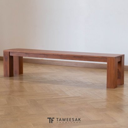 ม้านั่งไม้สักโมเดิร์น BC004