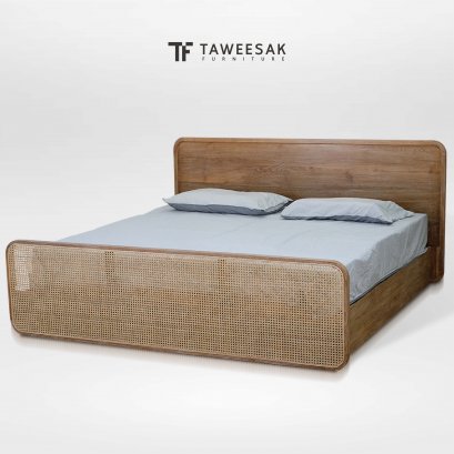 เตียง รุ่น Duffin หัวเตียงทึบ BE138