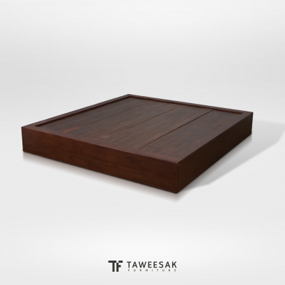 เตียงไม้สักโมเดิร์น BE102