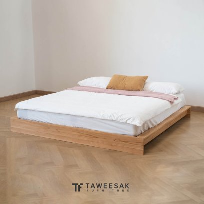 Nama Bed เตียงไม้สักสไตล์ญี่ปุ่น BE119