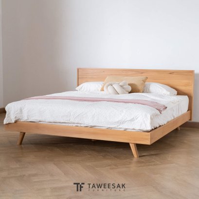 เตียงไม้สัก BE301