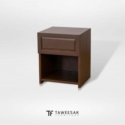 ตู้ข้างเตียงไม้สักแท้โมเดิร์นคลาสสิค CB078