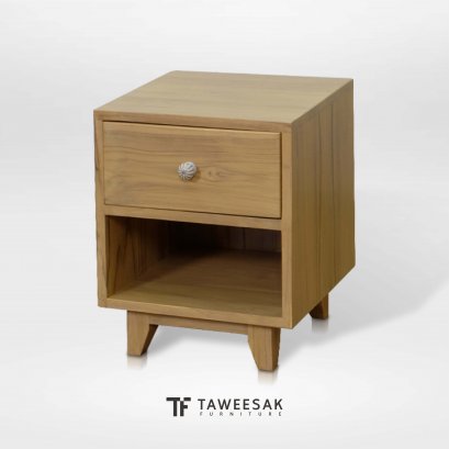 ตู้ข้างเตียงไม้สัก CB016