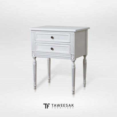 ตู้ข้างเตียงไม้สไตล์วินเทจ CB050