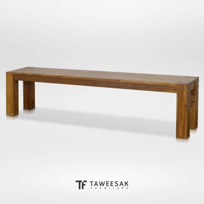 ม้านั่งไม้สักโมเดิร์น BC004