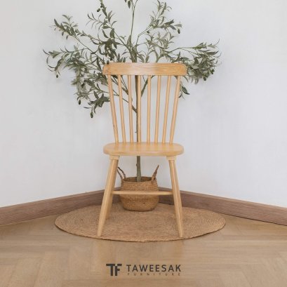 เก้าอี้ไม้สักสไตล์มินิมอล CH132