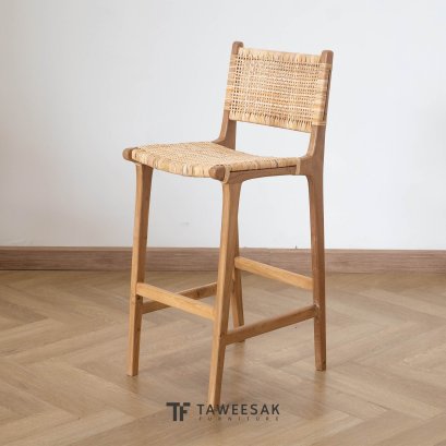 เก้าอี้บาร์ไม้สัก CH068