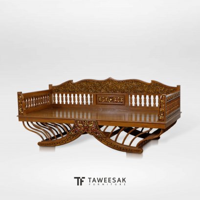 แหย่งลายดอกขาแกะลายมังกรสไตล์จีน DY044