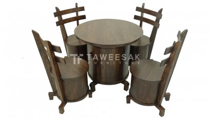 ชุดรับแขกไม้สัก LS003