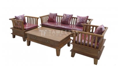 ชุดรับแขกไม้สัก LS001