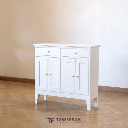 ตู้เคาน์เตอร์ไม้สักแท้ SB045