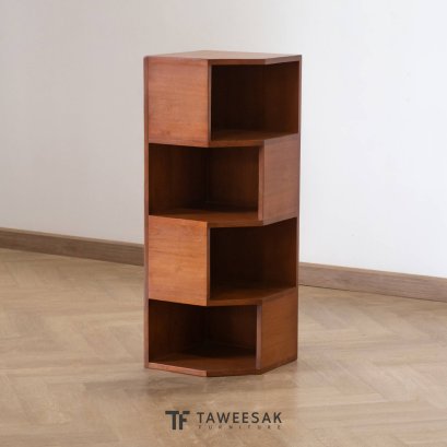 ชั้นวางของไม้สักสไตล์โมเดิร์น SH040