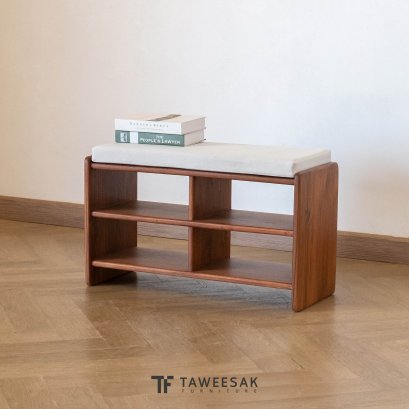 ตู้วางรองเท้าไม้สัก SS078