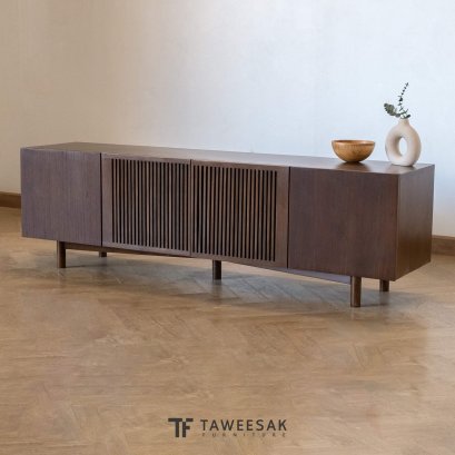 ตู้วางทีวีไม้สักแท้ TV160