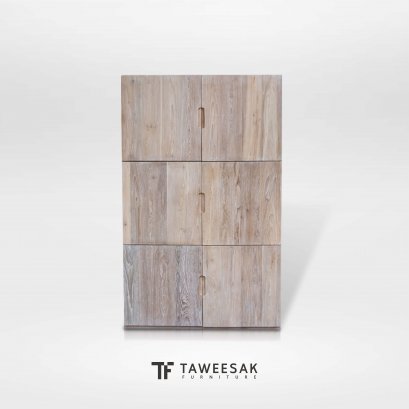 ตู้เสื้อผ้าไม้สัก WD063