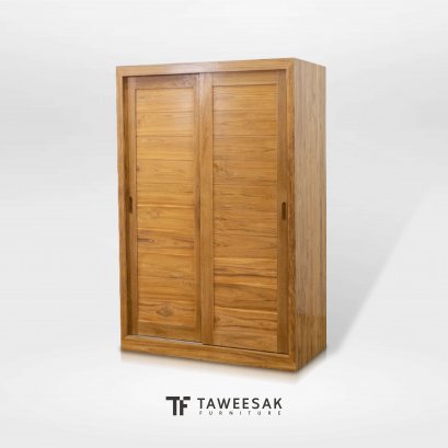 ตู้เสื้อผ้าไม้สักโมเดิร์น WD025