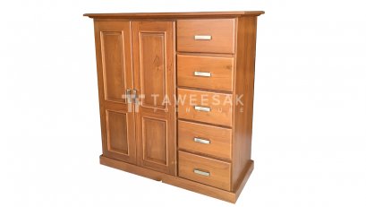 ตู้ห้าลิ้นชักไม้สัก DW011