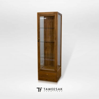 ตู้โชว์ไม้สัก SC001