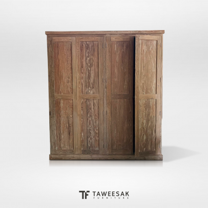 ตู้เสื้อผ้าไม้สัก WD053