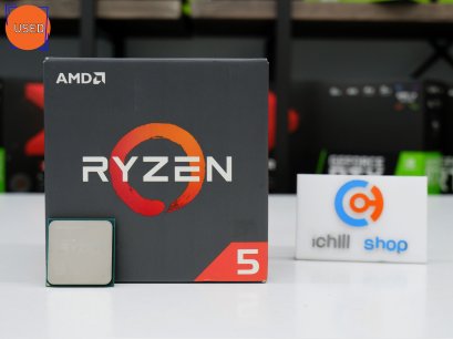 CPU (ซีพียู) AMD RYZEN 5 1600 3.2GHz (ไม่มีซิงค์พัดลม) P11272
