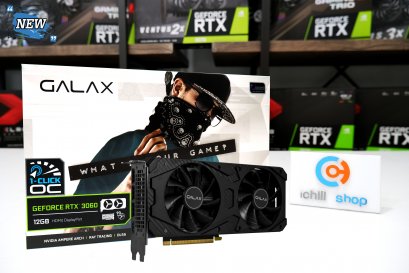 การ์ดจอ (VAG) GALAX RTX3060 12GB 2F 1-CLICK OC LHR (ของใหม่) P11612