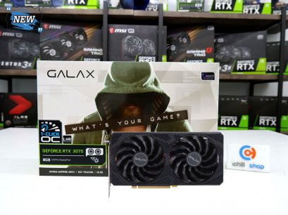 การ์ดจอ (VGA) GALAX RTX3070 8GB 2F 1-CLICK OC LHR (ของใหม่) P12496