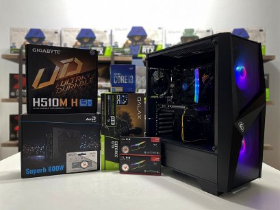 ชุดคอมประกอบ INTEL I3 10105F/RAM DDR4 16GB (8x2) 3200MHz/SSD M.2 256GB/600W/เลือกการ์ดจอได้