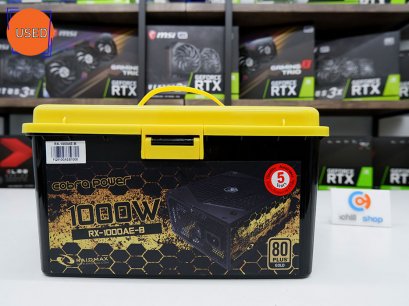POWER SUPPLY (พาวเวอร์ซัพพลาย) RAIDMAX COBRA RX-100AE-B 1000W (80 PLUS GOLD) P10813