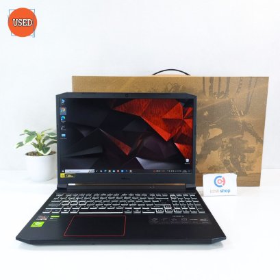 NOTEBOOK (โน๊ตบุ๊ค) ACER NITRO 5 จอ 15.6" / CPU : AMD RYZEN 5 4600H 3.0GHz / RAM : DDR4 8GB 3200MHz / SSD : 512GB P15348