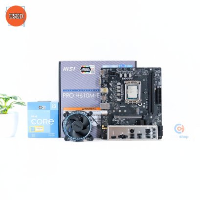 ชุดซีพียูพร้อมเมนบอร์ด CPU: INTEL CORE I5-14400F + MB: MSI PRO H610M-E P17508