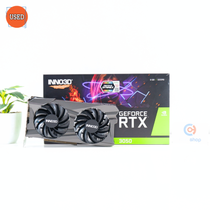 การ์ดจอ (VGA) INNO3D RTX3050 6GB 2F TWIN X2 P14824