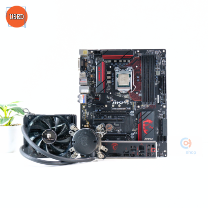 ชุดซีพียูเมนบอร์ดพร้อมชุดน้ำ CPU: INTEL I7-6700+MB: MSI H170 GAMING M3+LC: DEEPCOOL MAELSTROM 120T P16490