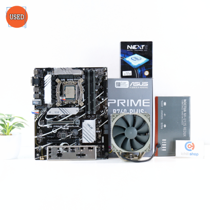 ชุดซีพียูพร้อมเมนบอร์ด CPU: INTEL CORE I3-13100 + MB: ASUS PRIME B760-PLUS (DDR5) P16770
