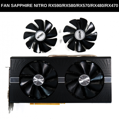 พัดลมการ์ดจอ SAPPHIRE NITRO RX590/RX580/RX570/RX480/RX470 P13073