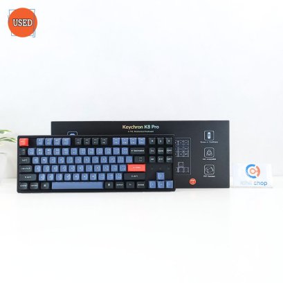 Keyboard (คีย์บอร์ด) KEYCHRON K8 PRO [คีย์ภาษาอังกฤษ] Hot-Swappable, RGB P14614