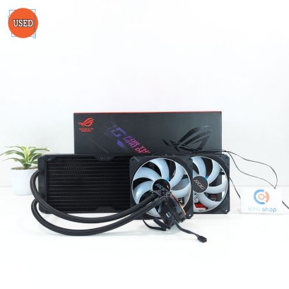 CPU LIQUID COOLER (ระบบระบายความร้อนด้วยน้ำ) ASUS ROG STRIX LC II 280 ARGB ประกัน ADVICE, INGRAM 02/2030 P14624