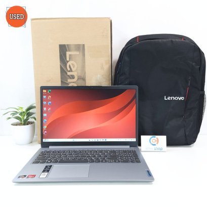 NOTEBOOK (โน๊ตบุ๊ค) LENOVO IDEAPAD1 จอ 15.6" / CPU AMD RYZEN 5 7520U 2.80GHz / RAM 8GB LPDDR5 5500MHz / SSD 512GB P14916