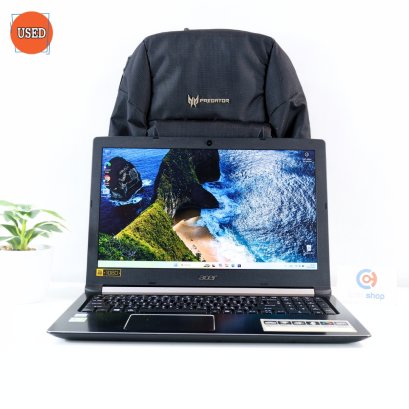 NOTEBOOK (โน๊ตบุ๊ค) ACER / CPU I5-8250U / จอ 15.6 FHD / VGA MX150 2GB / RAM DDR4 8GB / SSD 480GB 2.5 P17735